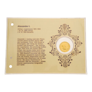 Goldmünze 3,49 Gramm Jugoslawien Gold 986 1 Dukat...