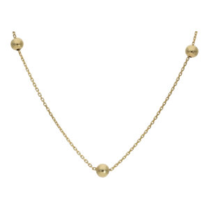 Goldkette Damen 585 Kugeln Anker Kette Second Hand...