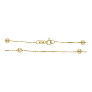 Goldkette Damen 585 Kugeln Anker Kette Second Hand...