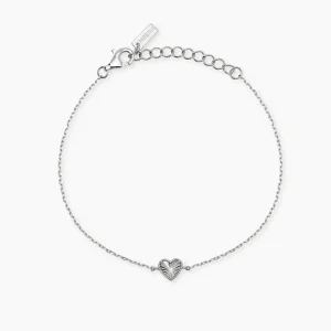 Mabina Armband in Silber 925 Herzanhänger 534168