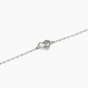 Mabina Armband in Silber 925 Herzanhänger 534168