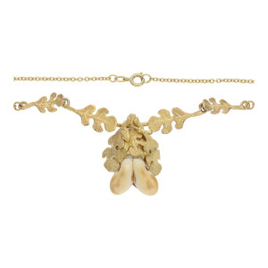 Trachten Collier Grandl Gold farbig echt Silber Second...