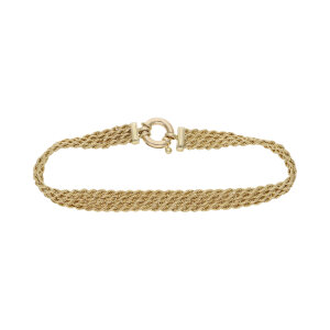Damen Armband Gold 585 Breite 7,5 mm Second Hand 25326571...