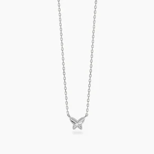 Mabina Kette in Silber 925 Schmetterling 553903