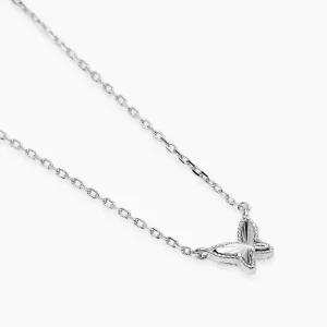 Mabina Kette in Silber 925 Schmetterling 553903