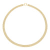 Halskette Damen Gold 585 Breite 7.5 mm Second Hand 25326572 getragen, wie neu