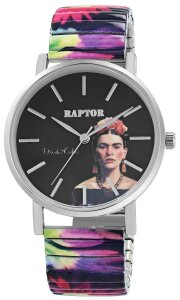 Raptor Damen Armbanduhr RA10255-046 Frida Kahlo Blumen,...