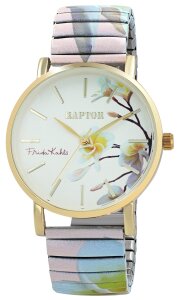 Raptor Damen Armbanduhr RA10255-045 Frida Kahlo Rosa, Blumen