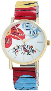 Raptor Damen Armbanduhr RA10255-042 Frida Kahlo Blumen Bunt