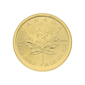 Goldmünze 1/4 Unze Maple Leaf 999 Feingold...