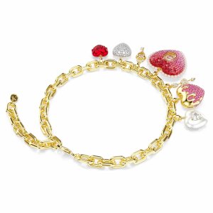 Swarwovski Halskette mit Charms Idillya 5742956 Gold plattiert