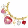 Swarwovski Halskette mit Charms Idillya 5742956 Gold plattiert