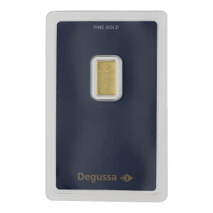 Goldbarren Degussa 1 Gramm 999 Feingold GB-GP-1.00G-DEG-EGS
