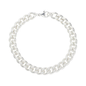 Silber Armband 925 Flachpanzer Herren poliert...