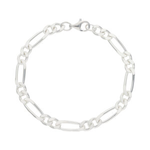 Figaro Armband Silber 925 poliert JL50-03-0098 JuwelmaLux