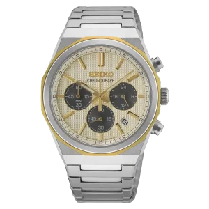 Seiko Herren Armbanduhr HGK001P1 Chronograph, Edelstahl,...