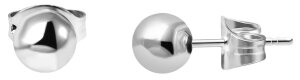 Ohrstecker Rund Edelstahl ca. 6 mm JL45-06-0155 grau Unisex