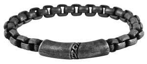 Herren Armband Edelstahl geschwärzt JL45-03-0161...
