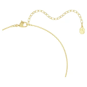Swarovski Halskette Kissenschliff Anhänger Una Angelic 5764761 Gold plattiert