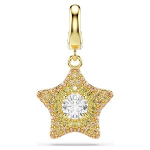 Swarovski Charm Sublima 5755514 Rundschliff, Stern, Gold...