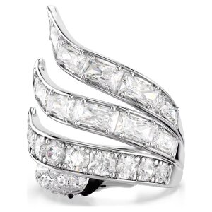 Swarovski Cocktailring Vienna 5762206 rhodiniert, Schwan...
