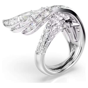 Swarovski Cocktailring Vienna 5762207 rhodiniert, Schwan...