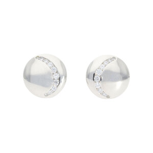 Ohrstecker 925 Silber Zirkonia rund Xenox Second Hand...
