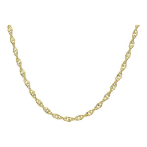 Goldkette diamantiert Gold 333 Singapur 2,0 mm Made in...