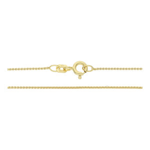 Goldkette Venezianer halbrund 0,8 mm Gold 333 Made in...