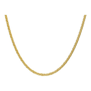 Goldkette für Anhänger Zopf Gold 333 Breite 1,6...
