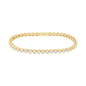 Damen Armband Tennis 925 Silber vergoldet Zirkonia...