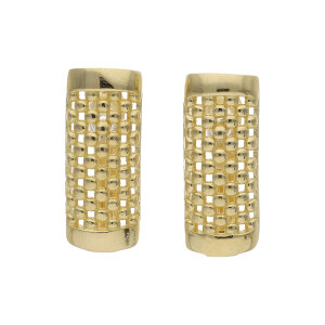 Creolen Gold 585 Damen Second Hand 25326596 getragen, wie...