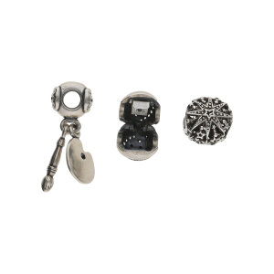 Pandora Charm-Set Silber 925 Zirkonia Farbpalette, Mond,...
