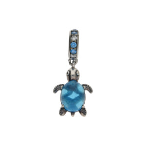 Pandora Charm-Anhänger Meeresschildkröte blau...