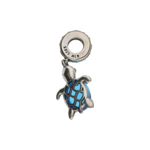 Pandora Charm-Anhänger Meeresschildkröte blau...