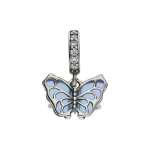 Pandora Charm-Anhänger Schmetterling blau Silber 925...
