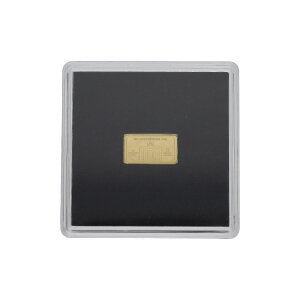Goldbarren 1 Gramm Feingold 999,9 Brandenburger Tor,...