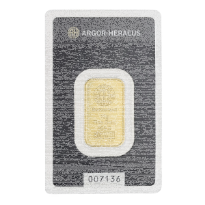 Goldbarren 10 Gramm Argor-Heraeus Feingold 999,9...