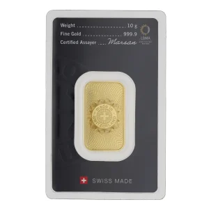 Goldbarren 10 Gramm Argor-Heraeus Feingold 999,9...