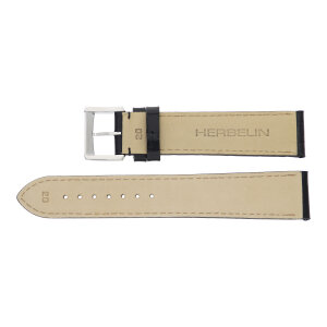 Michel Herbelin Uhrband 12248AP08_LB Silber, Leder,...