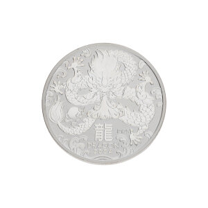 Silbermünze 1 Unze Feinsilber 999,9 Lunar III Drache...