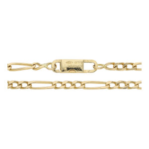 Italienische Goldkette 750/000 Figaro Kette 25326620...