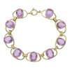 Armband Damen Gold 333 Amethyst Second Hand 25326626 getragen, wie neu