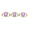 Armband Damen Gold 333 Amethyst Second Hand 25326626 getragen, wie neu
