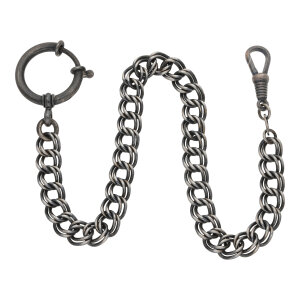 Taschenuhr Kette Silber 835 oxidiert 25326627 Secondhand,...