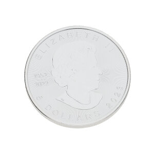 Silbermünze 1 Unze Feinsilber 999,9 Maple Leaf 5...
