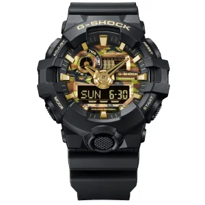 Casio G-Shock Herren Uhr GA-700CF-1AER Resin schwarz...