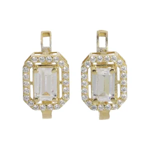 Creolen Damen Gold 585 Zirkonia Second Hand 25326628...