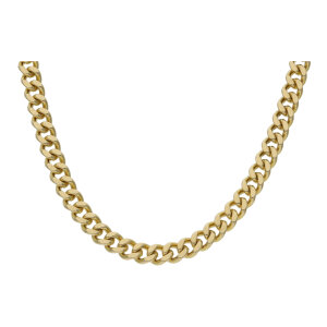 Panzerkette massiv 585 Gold 4,2 mm Breit Second Hand...