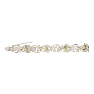 Trachtenarmband echt Silber Grandel Second Hand 25326644...